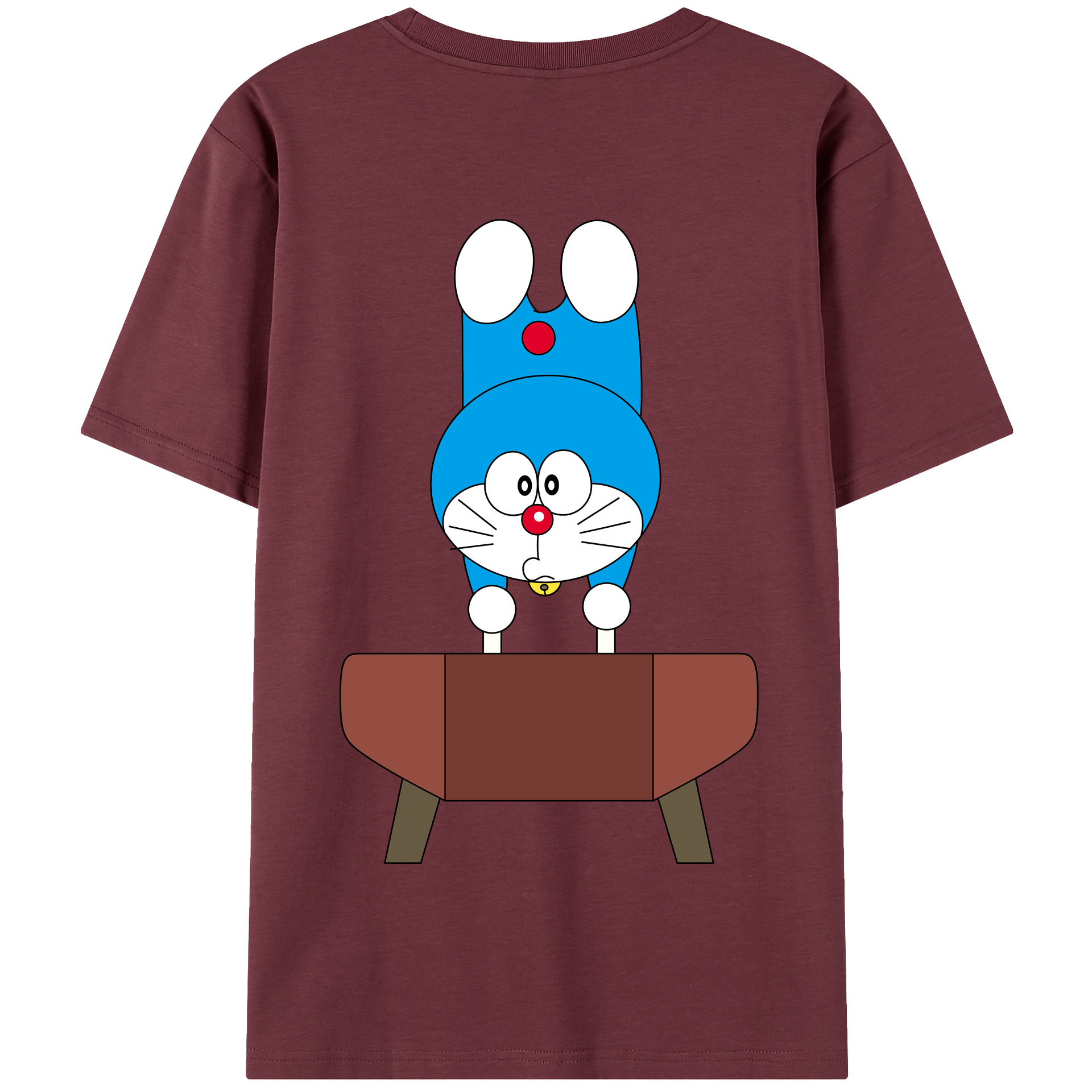 （画像用） ドラえもん Doraemon 綿100％半袖Tシャツ（背面プリント）